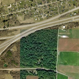 Gratiot Ohio High Resolution Satellite Map