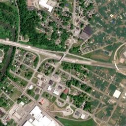 West Zanesville Ohio High Resolution Satellite Map