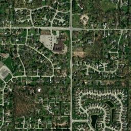 1306 Orchard Park Dr N Indianapolis Satellite Map