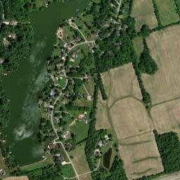 Sylvan Shores Ohio High Resolution Satellite Map