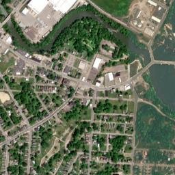 Zanesville map(satellite map)