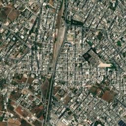 Tricase map(satellite map)