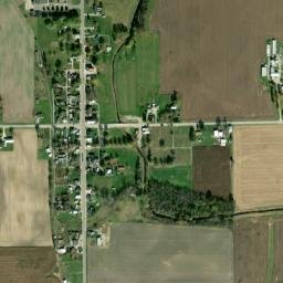 Castine Ohio High Resolution Satellite Map