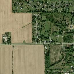 Ginghamsburg Ohio High Resolution Satellite Map