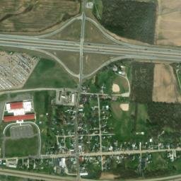 South Vienna Ohio High Resolution Satellite Map