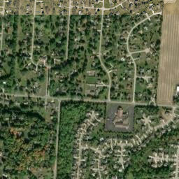 Chevington Woods North Ohio High Resolution Satellite Map