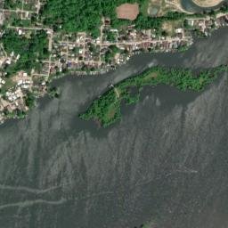 Buckeye Lake map(satellite map)
