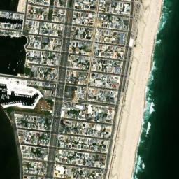 Seaside Park map(satellite map)