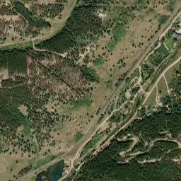 Lincoln Hills Colorado High Resolution Satellite Map
