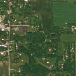 Frederick Ohio High Resolution Satellite Map