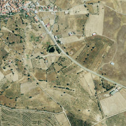 Pescueza map(satellite map)