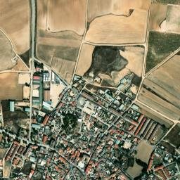 Villatobas map(satellite map)