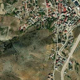 Refahiye map(satellite map)