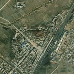 Yŏmju-ŭp map(satellite map)