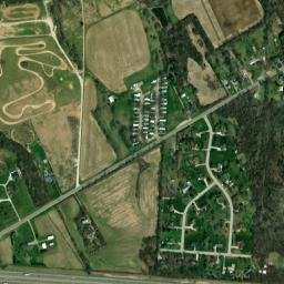 Enon Heights Mobile Home Park Ohio High Resolution Satellite Map