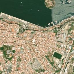Maó map(satellite map)