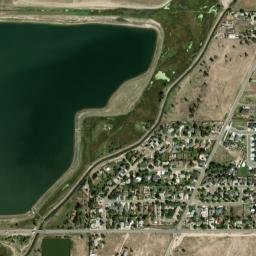 Hazeltine Heights Colorado High Resolution Satellite Map