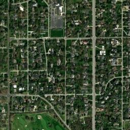 Meridian Hills map(satellite map)