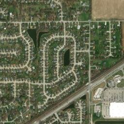 7341-7479 Carroll Road, McCordsville, IN High Resolution Satellite Map