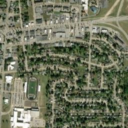 Vandalia map(satellite map)