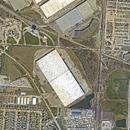 Valley Crossing Ohio High Resolution Satellite Map