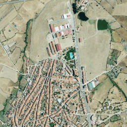 Zarza la Mayor map(satellite map)