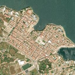 Es Castell map(satellite map)