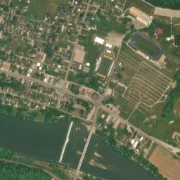 Duncan Falls Ohio High Resolution Satellite Map