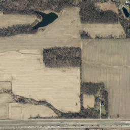 Wayne County map(satellite map)