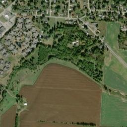 West Enon Estates Ohio High Resolution Satellite Map