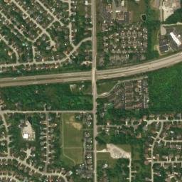 Kinsey Ohio High Resolution Satellite Map