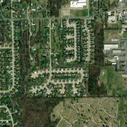 Murlin Heights Ohio High Resolution Satellite Map