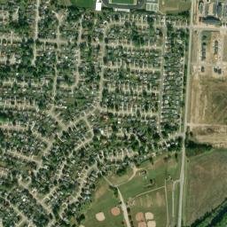 Hamilton Meadows Ohio High Resolution Satellite Map