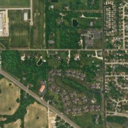 Happy Corners Ohio High Resolution Satellite Map