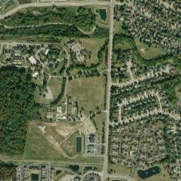 Grove City Country Club Ohio High Resolution Satellite Map