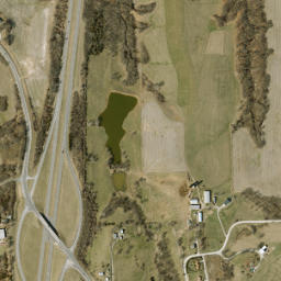 State Highway K & Interstate 229, St. Joseph High Resolution Satellite Map