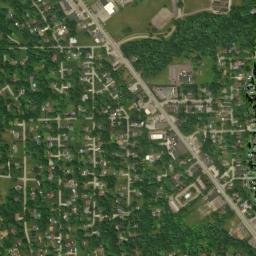 Irvington Ohio High Resolution Satellite Map