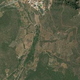 Azuébar map(satellite map)