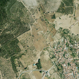 Casas de Millán map(satellite map)