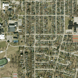 234 College Ave Richmond IN 47374 High Resolution Satellite Map