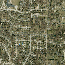 351 Henley Rd S Richmond IN 47374 High Resolution Satellite Map