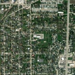 813 North Stephens Avenue Springfield IL High Resolution Satellite Map