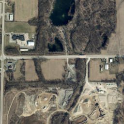 14261 US-40 Cambridge City IN High Resolution Satellite Map