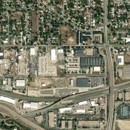 Wellington Downs Colorado High Resolution Satellite Map