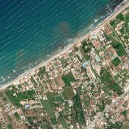 Acharávi map(satellite map)