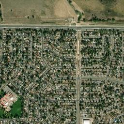 Montbello Colorado High Resolution Satellite Map