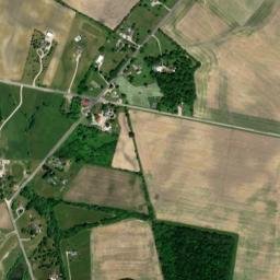 Kiousville Ohio High Resolution Satellite Map