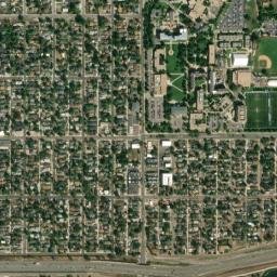 W 50th Ave Denver CO 80221 High Resolution Satellite Map