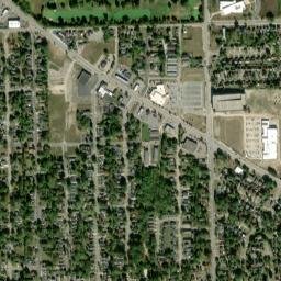 Upper Dayton View Ohio High Resolution Satellite Map