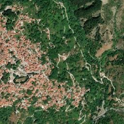 Metsovo map(satellite map)